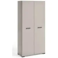 Masseno Drehtürenschrank ALBANO 90/186/56cm 2-türig Kaschmir
