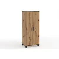 Masseno Drehtürenschrank CORTEZA 80/193/56cm 2-türig Eiche Artisan