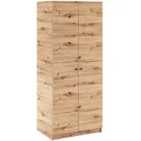 Masseno Drehtürenschrank NATURIO 80/190/56cm 2-türig Eiche Artisan