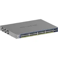 Netgear GS752TXP, Managed, L2/L3/L4, 10G Ethernet (100/1000/10000), Vollduplex, Power over Ethernet (PoE), Rack-Einbau