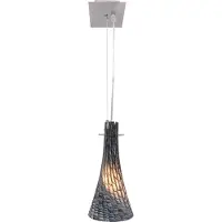 Näve Glas-Pendelleuchte - Material: Glas, Metall - Farbe: schwarz, metall blank; 7007182