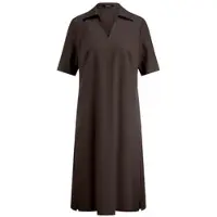 Peter Hahn Kleid Hemdkragen braun, 46
