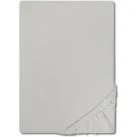 CloudComfort Basic Spannbettlaken Jersey-Stretch silber grau 90 x 190 - 100 x 200 cm