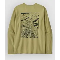 Patagonia - LW Cloud Crag Wildrise Crew - Pullover Gr M beige