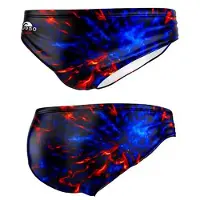 Turbo Red Blue Fire Badeslip