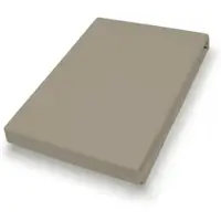 PRIMERA Spannbettlaken "Luxus-Satin", taupe, B:100cm L:200cm, Satin, Obermaterial: 100% Baumwolle, Bettlaken, Spannbettlaken, in hochwertiger Qualität
