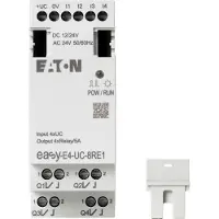 Eaton 197217 Ein-/Ausgangserweiterung für easyE4, 12/24 V DC, 24 V AC, Eingänge digital: 4, Ausgänge digital: 4 Relais, Schraubklemme EASY-E4-UC-8RE1