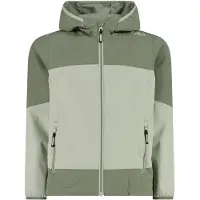 CMP - Girl's Jacket Fix Hood Ripstop - Regenjacke Gr 176 grau/oliv