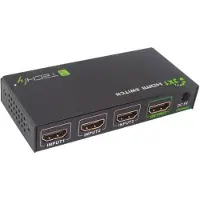 Techly IDATA-HDMI-4K31 HDMI Videosplitter 3-fach mit Fernbedienung, 4Kx2K