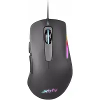 XTRFY M1 RGB, rechts, Optisch, USB Typ-A, 7200 DPI, Schwarz