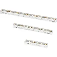 ABB PS3/57FI Phasenschiene 3-phasig, 27 Pins, 10mm2, für FI Phasenfolge L1-L2-L3-N(frei)-L1-L2-L3-L1-... 2CDL230002R1057