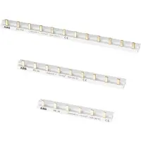 ABB PS1/38/6 Phasenschiene 1-phasig, 38 Pins, 6 mm2 Phasenfolge L1(frei)-H1-L1(frei)-H1-L1(frei)-H1-... 2CDL210005R0638