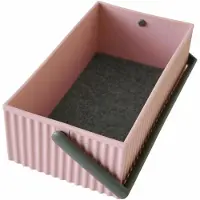 Hachiman Aufbewahrungsbox Omnioffre rosa, 24.6x7.9x12.8 cm