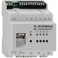 Rutenbeck 700802615 IP-Schaltaktor/Sensor 4 x 16 A 1 A/D-Eingang mit Netzwerkanschluss REG-Montage lichtgrau (ähnlich RAL 7035)