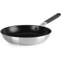 KitchenAid CC005702-001, Rund, Allzweckpfanne, Schwarz, Edelstahl, Keramik, Bakelit, Edelstahl, 28 cm