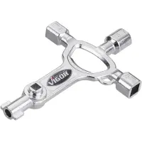 Vigor Baustellenschlüssel, MasterKey, Elektro, (LxB) 145 x 80 mm