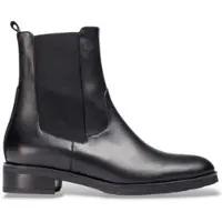 Wonders für Damen. C-5484_5121_5792 Codigree 84 Leder-Stiefeletten Schwarz (36), 1 bis 3 cm, Keine, Lässig