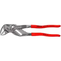 Knipex Zangenschlüssel Zange und Schraubenschlüssel in einem Werkzeug grau atramentiert 250 mm - 8601250SB