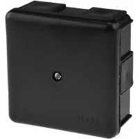 Elektro-Plast EPN-Verteilerkasten – 90 x 90 x 40 mm – Schwarz – IP55