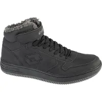 Lotto Sneaker , Herren, Gr. 42, schwarz (schwarz, dunkelgrau), Synthetik, Schuhe Sneaker, - mit wärmendem Innenfutter