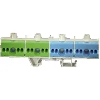 Hensel PE und Null Einschubklemme mit DIN-Schiene - Mehrere Farben - FC PN 20