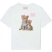 MC2 SAINT BARTH Elly Girl Cotton Tshirt leopard tutta mamma 01n emb (00299L) 4 yrs