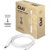 Club 3D CLUB3D USB C auf HDMI 2.0 UHD Kabel Aktiv 1.8M, 1,8 m, USB C, HDMI Typ A (Standard), Stecker, Stecker, Gerade