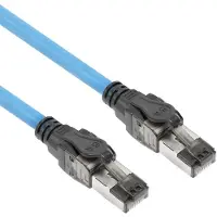 ACT Blau 85 Meter S/FTP CAT6A B2ca PoE++ 100W massives vorgefertigtes Installationskabel, RJ45 Stecker – Stecker, 85 m, Cat6a, S/FTP (S-STP), RJ-45, RJ-45, Blau