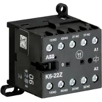 ABB K6-22Z-01 Kleinhilfsschütz, 2S+2Ö, 24 V 40-450 Hz GJH1211001R0221