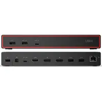 Lenovo ThinkPad USB4 Dock 5000 (with 135W Adapter), Kabelgebunden, USB4, 100 W, 1000 Mbit/s, Schwarz, Eclipse Black