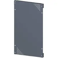 Siemens 8MF1640-2AM12-0 SIVACON, Montageblech, Befestigung mit Winkel, gelocht, H: 600 mm, B: 400 mm 8MF16402AM120