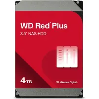 Western Digital Red Plus WD40EFZZ, 4 TB, 5400 RPM, 128 MB, 3.5", Serial ATA III