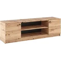 Masseno TV-Schrank NATURIO 160 cm Fernsehschrank mit 2 Türen TV-Lowboard für Wohnzimmer Modern 160x40x48,5 cm Eiche Artisan