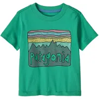 Patagonia - Baby Fitz Roy Skies - T-Shirt Gr 2 Years türkis