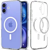 Spigen Liquid Crystal Mag Case mit MagSafe für iPhone 16 – Transparent