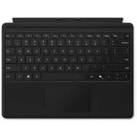 Microsoft Surface Pro Keyboard, Touchpad, , Surface Pro 11th Edition, Surface Pro 10 for Business, Surface Pro 9, Surface Pro 8, Schwarz, Polyurethan, Andocken