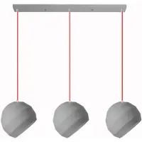 Toolight Pendellampe App384-3Cpr Dreifach 3-Lichtquelle E27 25X70X20,5Cm Einstellbar