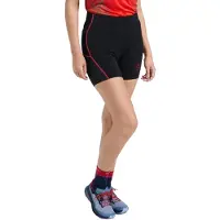 La Sportiva Triumph Tight Short W - enge Trail-Shorts für Damen - , Größe:M, Farbe:K00P02-Black/Hibiscus