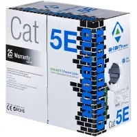 Alantec KIU5OUTS305, 305 m, Cat5e, U/UTP (UTP), Schwarz