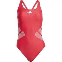 Adidas - Women's 3 Bar Logo C-Back Suit - Badeanzug Gr 44 rot