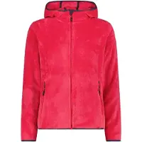 CMP Damen Fleecejacke Woman Jacket Fix Hood 38P1546-C839 34 - Carminio - 34