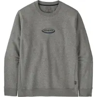 Patagonia Pullover '95 Oval Logo Uprisal Crew Sweatshirt Herren Gravel Heather-XS