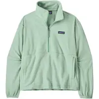 Patagonia Pullover Micro D 1/2 Zip Fleece P/O Damen Thin Ice-XS
