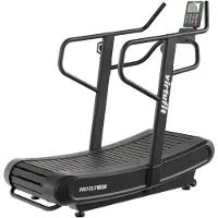 VirtuFit Pro Elite HiiT Loopband - 160 x 44 cm - 4 Stufen - Schwarz