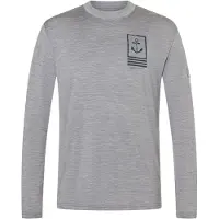 Super.natural - Lil Anchor Bio Jersey L/S - Merinoshirt Gr XL grau