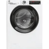Hoover H-WASH&DRY 350 H3DPS 4646TAB6-S, Frontlader, Freistehend, Weiß, Links, Schwarz, Drehregler, Touchsteuerung
