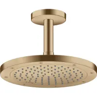 Hansgrohe Deckenanschluss Axor 100mm, rund, brushed bronze