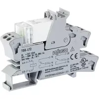Wago 788-412 Relaismodul,Eingangsnennspannung DC 24 V,2 Wechsler,grau 788412