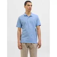 Jack & Jones "JJEAUSTIN POLO SS NOOS" Materialmix, regular fit