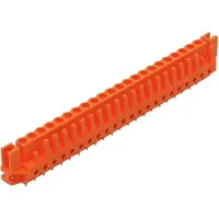 Wago 232-182/047-000 THT-Federleiste,gerade,Rastermaß 5,08 mm,orange 232182047000 - 10 Stück